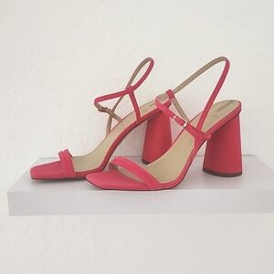 Sam Edelman Women's Kit Slingback, Block Heeled, Leather NIB Sandals. Size 9M